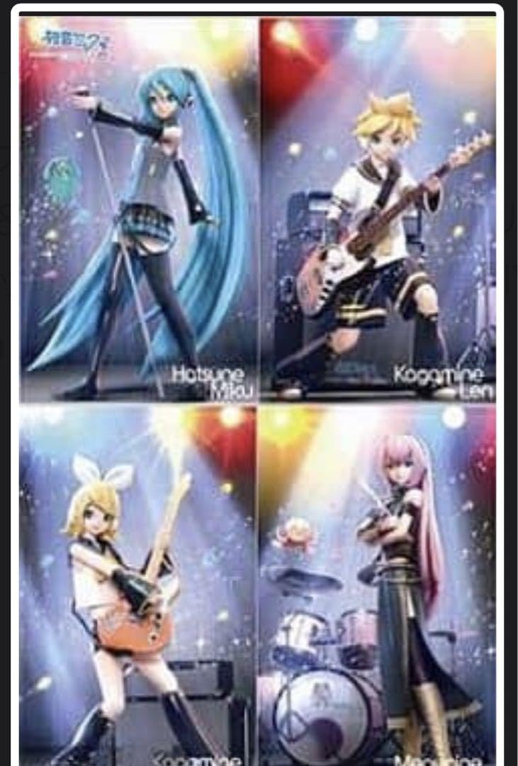 初音ミク、鏡音リン・レン、巡音ルカ 等身大タペストリー4枚セット 布ポスター rectangle_large_type_2_c5eebcc